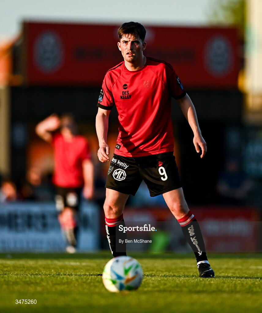 25 May 2026; Colm Whelan of Bohemians during the SSE Airtricity Men’s Premier Division match between Bohemians and Shamrock Rovers at Dalymount Park in Dublin. Photo by Ben McShane/Sportsfile