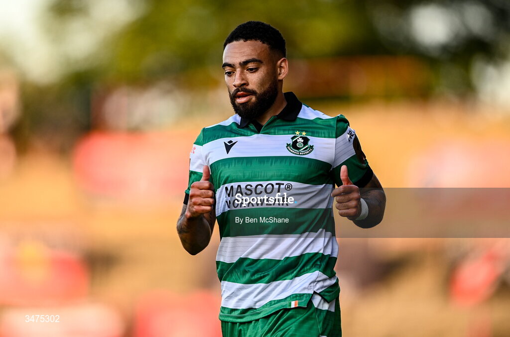 25 May 2026; Jake Mulraney of Shamrock Rovers during the SSE Airtricity Men’s Premier Division match between Bohemians and Shamrock Rovers at Dalymount Park in Dublin. Photo by Ben McShane/Sportsfile