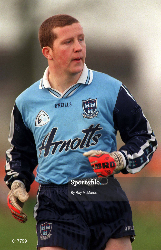 16 January 1999; Brendan O'Brien of Dublin during the O'Byrne Cup Quarter-Final match between Carlow and Dublin at Dr Cullen Park in Carlow. Photo by Ray McManus/Sportsfile
