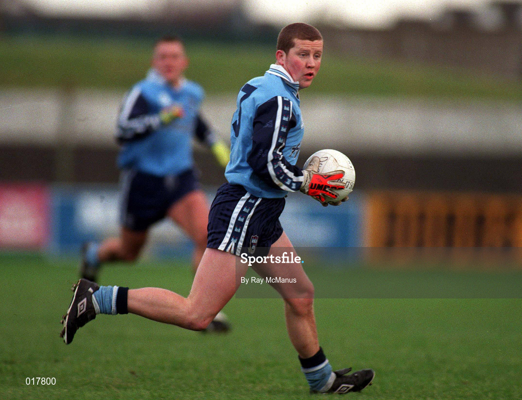 16 January 1999; Brendan O'Brien of Dublin during the O'Byrne Cup Quarter-Final match between Carlow and Dublin at Dr Cullen Park in Carlow. Photo by Ray McManus/Sportsfile