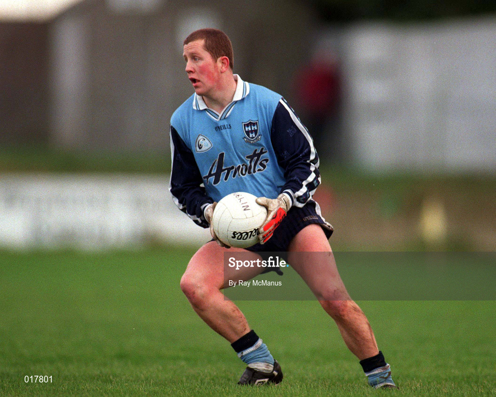 16 January 1999; Brendan O'Brien of Dublin during the O'Byrne Cup Quarter-Final match between Carlow and Dublin at Dr Cullen Park in Carlow. Photo by Ray McManus/Sportsfile