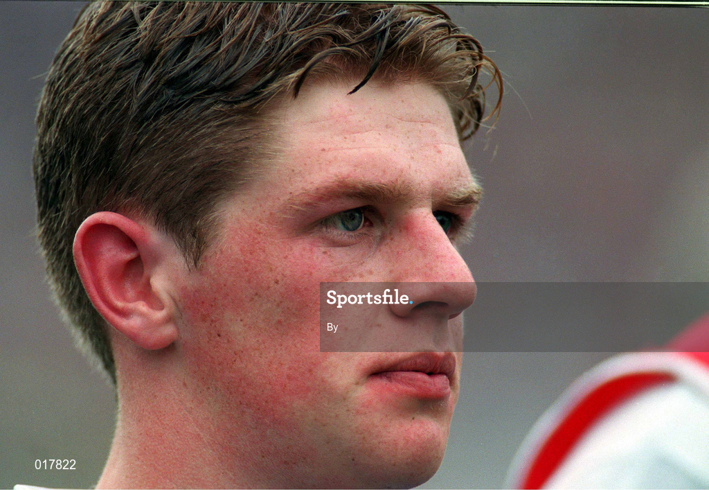 27 September 1998; Brian McDonald of Laois prior to the All-Ireland Minor Football Championship Final match between Laois and Tyrone at Croke Park in Dublin. Photo by Brendan Moran/Sportsfile