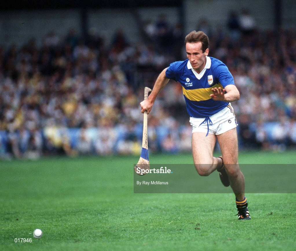 3 September 1989; Declan Carr of Tipperary during the All-Ireland Senior Hurling Championship Finalmatch between Tipperary and Antrim at Croke Park in Dublin. Photo by Ray McManus/Sportsfile