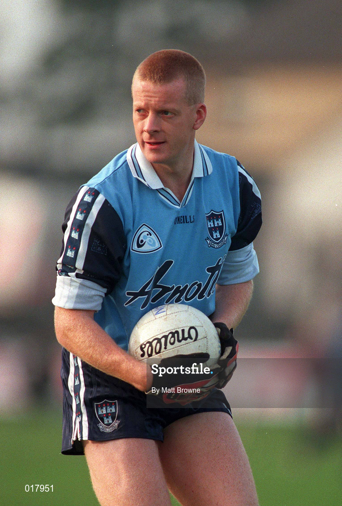 29 November 1998; Declan Darcy of Dublin during the Church & General National Football League Division 1A match between Offaly and Dublin at O'Connor Park in Tullamore. Photo by Matt Browne/Sportsfile