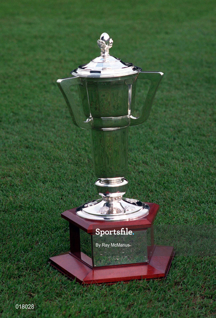 17 January 1997; The Five Nations Championship Trophy is seen at Lansdowne Road in Dublin. Photo by Ray McManus/Sportsfile