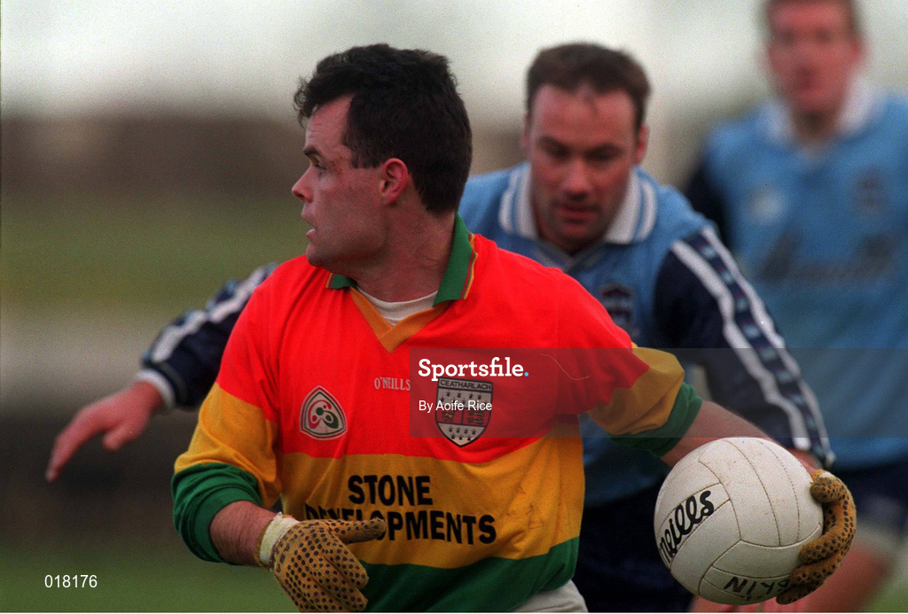 16 January 1999; Johnny Nevin of Carlow during the O'Byrne Cup Quarter-Final match between Carlow and Dublin at Dr Cullen Park in Carlow. Photo by Aoife Rice/Sportsfile