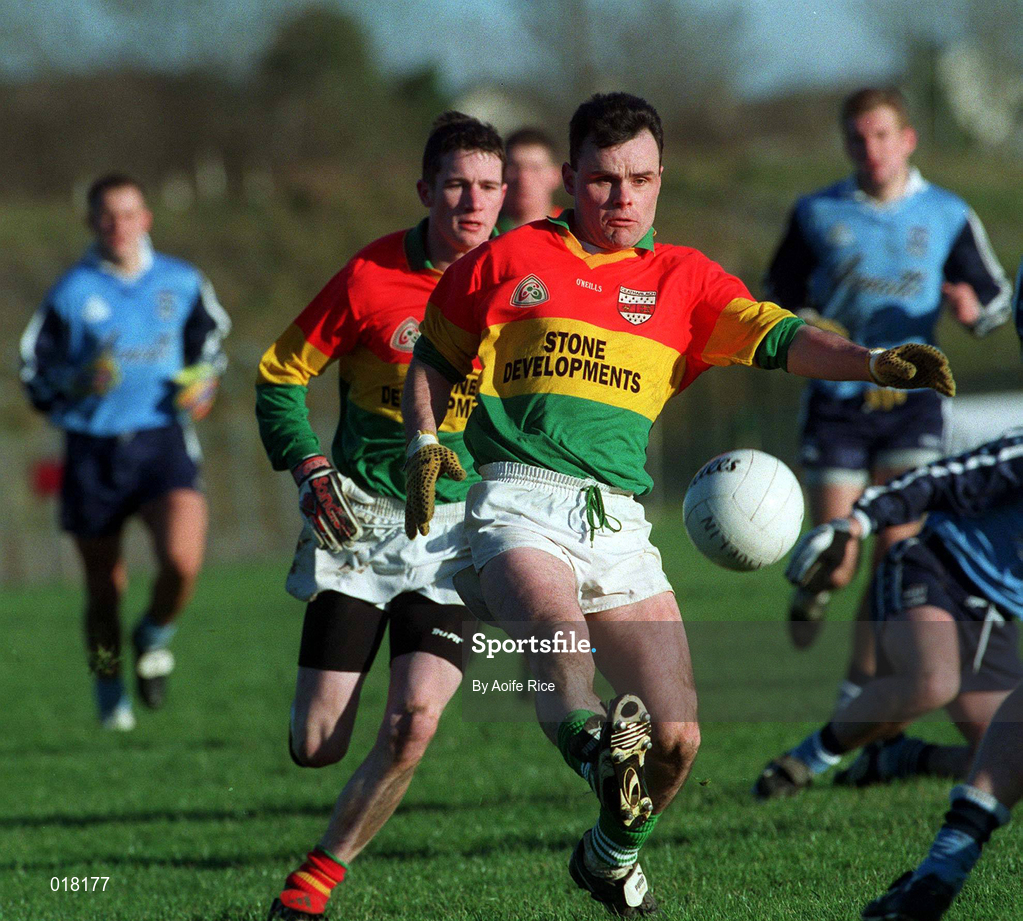 16 January 1999; Johnny Nevin of Carlow during the O'Byrne Cup Quarter-Final match between Carlow and Dublin at Dr Cullen Park in Carlow. Photo by Aoife Rice/Sportsfile