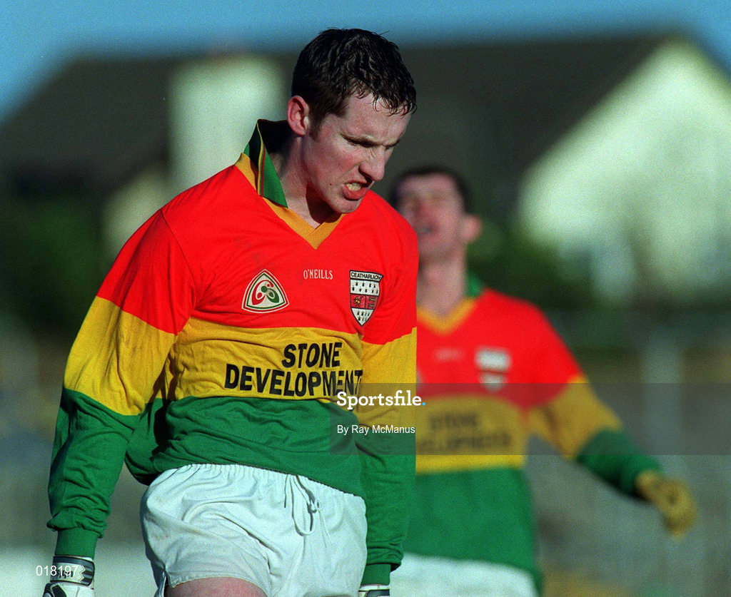 16 January 1999; Ken Walker of Carlow during the O'Byrne Cup Quarter-Final match between Carlow and Dublin at Dr Cullen Park in Carlow. Photo by Ray McManus/Sportsfile