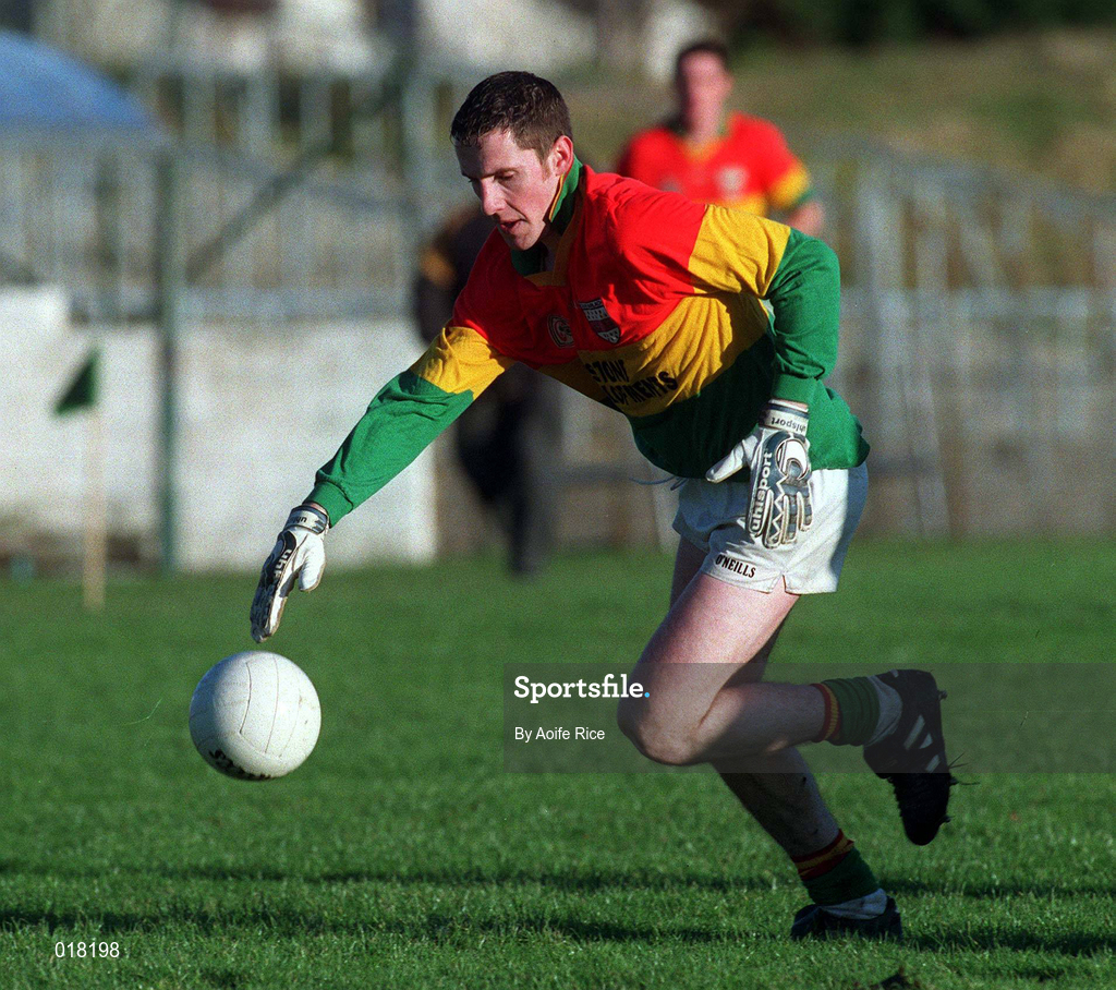 16 January 1999; Ken Walker of Carlow during the O'Byrne Cup Quarter-Final match between Carlow and Dublin at Dr Cullen Park in Carlow. Photo by Aoife Rice/Sportsfile