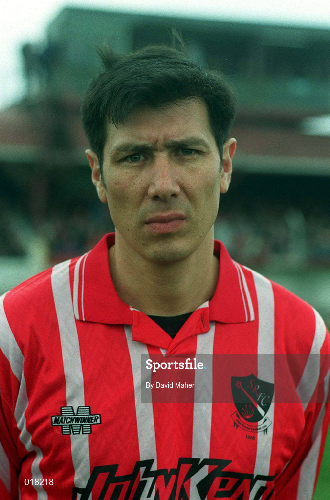 9 April 1995; Laurie Sanchez of Sligo Rovers prior to the Harp Lager FAI Cup Semi-Final match between Sligo Rovers and Shelbourne at The Showgrounds in Sligo. Photo by David Maher/Sportsfile