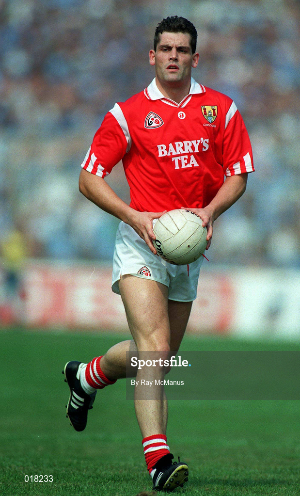 20 August 1995; Liam Honohan of Cork during the GAA Football All-Ireland Senior Championship Semi-Final match between Cork and Dublin at Croke Park in Dublin. Photo by Ray McManus/Sportsfile
