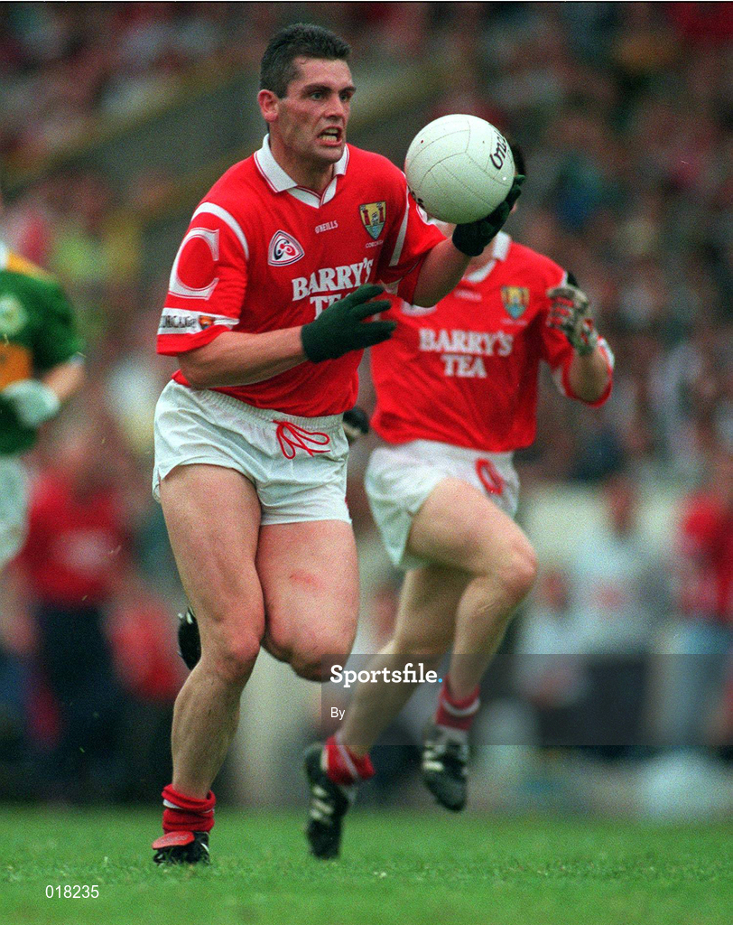 21 July 1996; Liam Honohan of Cork during the Bank of Ireland Munster Senior Football Championship Final match between Kerry and Cork at Páirc Uí Chaoimh in Cork. Photo by Ray McManus/Sportsfile