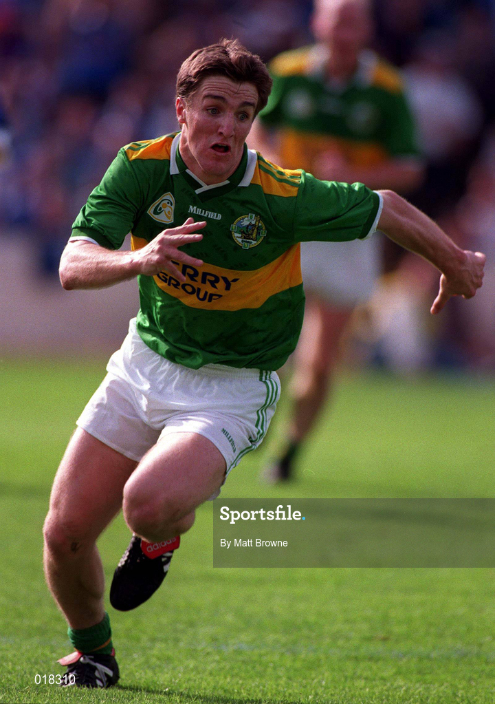 24 August 1997; Morgan O'Shea of Kerry during the GAA Football All-Ireland Senior Championship Semi-Final match between Cavan and Kerry at Croke Park in Dublin. Photo by Matt Browne/Sportsfile