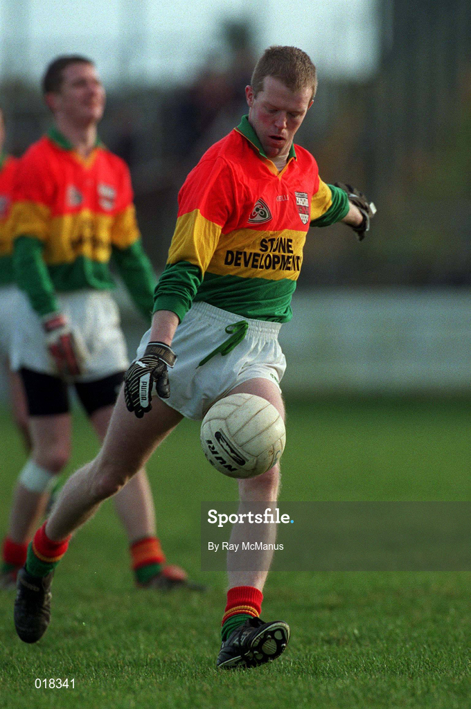 16 January 1999; Noel Doyle of Carlow during the O'Byrne Cup Quarter-Final match between Carlow and Dublin at Dr Cullen Park in Carlow. Photo by Ray McManus/Sportsfile