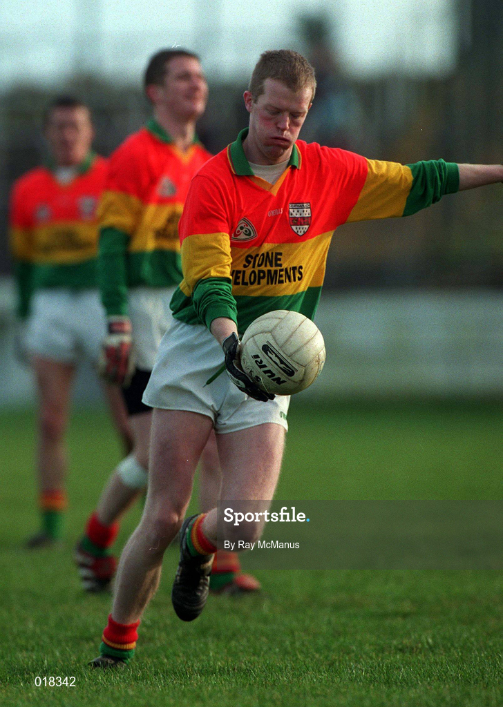 16 January 1999; Noel Doyle of Carlow during the O'Byrne Cup Quarter-Final match between Carlow and Dublin at Dr Cullen Park in Carlow. Photo by Ray McManus/Sportsfile