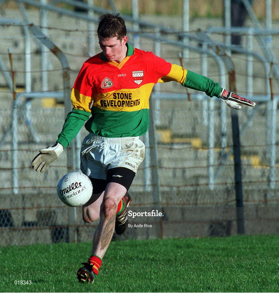 16 January 1999; Noel Doyle of Carlow during the O'Byrne Cup Quarter-Final match between Carlow and Dublin at Dr Cullen Park in Carlow. Photo by Aoife Rice/Sportsfile