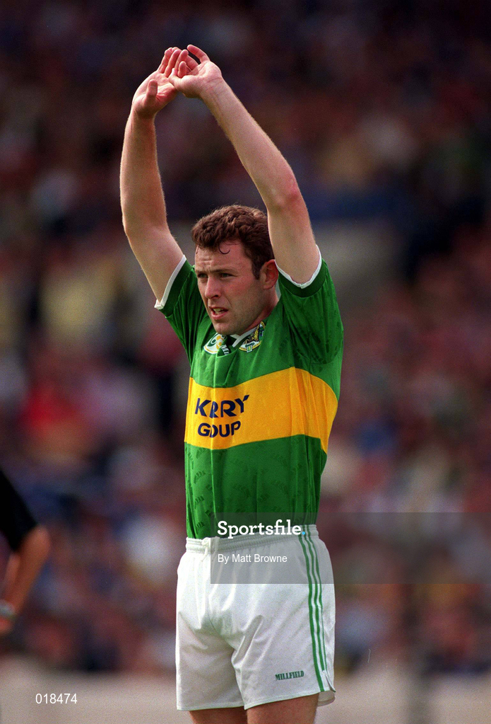 24 August 1997; Seamus Moynihan of Kerry during the GAA Football All-Ireland Senior Championship Semi-Final match between Cavan and Kerry at Croke Park in Dublin. Photo by Matt Browne/Sportsfile