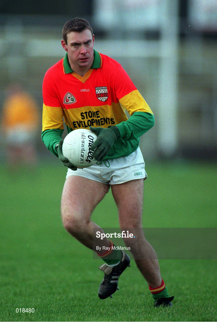 16 January 1999; Sean Kavanagh of Carlow during the O'Byrne Cup Quarter-Final match between Carlow and Dublin at Dr Cullen Park in Carlow. Photo by Ray McManus/Sportsfile