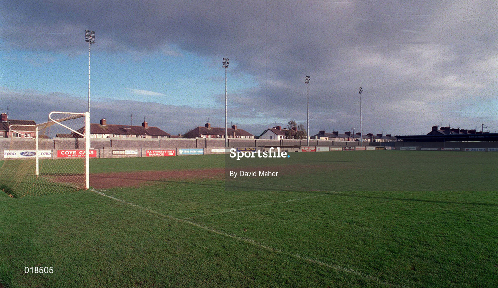 27 February 1998; A general view inside the stadium prior to the Bord Gáis National First Division match between Cobh Ramblers and Waterford United at St Coleman's Park in Cobh, Cork. Photo by David Maher/Sportsfile