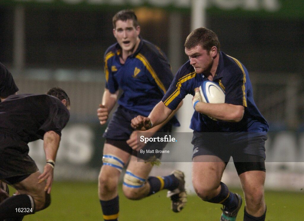 23 November 2004; Robert Sweeney, Leinster U21. Leinster U21 v New Zealand U21, Donnybrook, Dublin. Picture credit; Matt Browne / SPORTSFILE