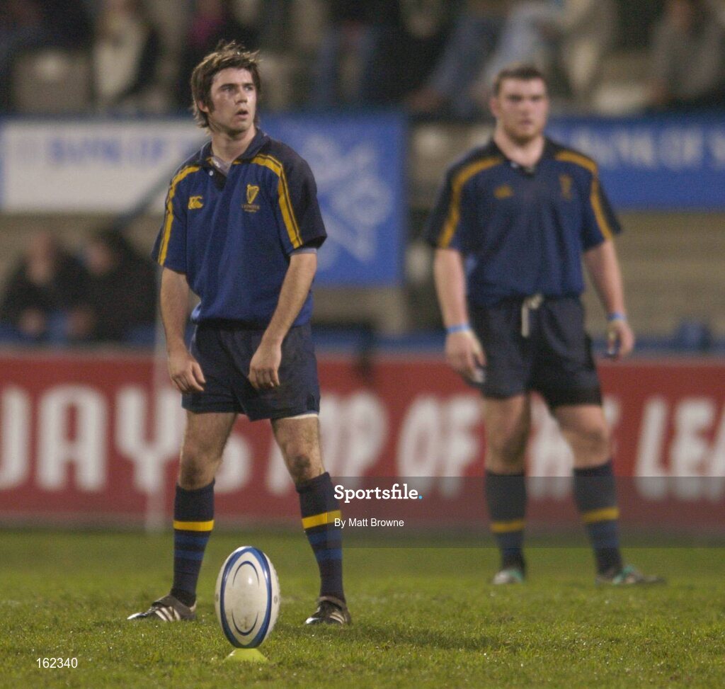23 November 2004; Conor Sharpe, Leinster U21. Leinster U21 v New Zealand U21, Donnybrook, Dublin. Picture credit; Matt Browne / SPORTSFILE