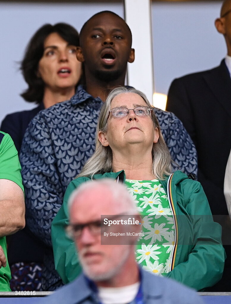 9 June 2026; FAI Board independent director Úna Henry during the 2027 FIFA Women’s World Cup Qualifier match between France and Republic of Ireland at Stade des Alpes in Grenoble, France. Photo by Stephen McCarthy/Sportsfile