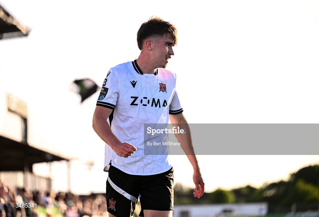 29 May 2026; Eoin Kenny of Dundalk during the SSE Airtricity Men’s Premier Division match between Dundalk and Derry City at Oriel Park in Dundalk, Louth. Photo by Ben McShane/Sportsfile