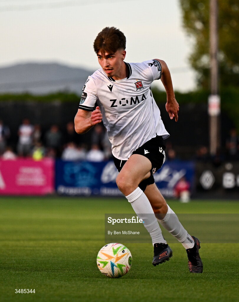 29 May 2026; Eoin Kenny of Dundalk during the SSE Airtricity Men’s Premier Division match between Dundalk and Derry City at Oriel Park in Dundalk, Louth. Photo by Ben McShane/Sportsfile