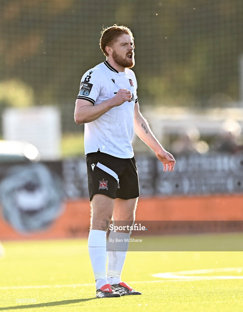 29 May 2026; Aodh Dervin of Dundalk during the SSE Airtricity Men’s Premier Division match between Dundalk and Derry City at Oriel Park in Dundalk, Louth. Photo by Ben McShane/Sportsfile