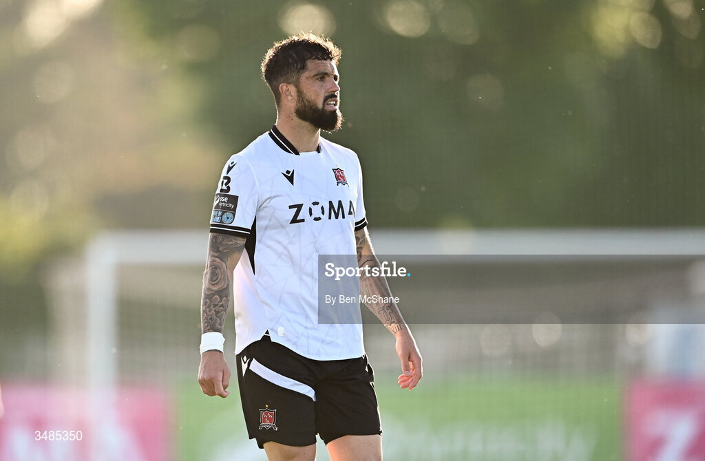 29 May 2026; Declan McDaid of Dundalk during the SSE Airtricity Men’s Premier Division match between Dundalk and Derry City at Oriel Park in Dundalk, Louth. Photo by Ben McShane/Sportsfile