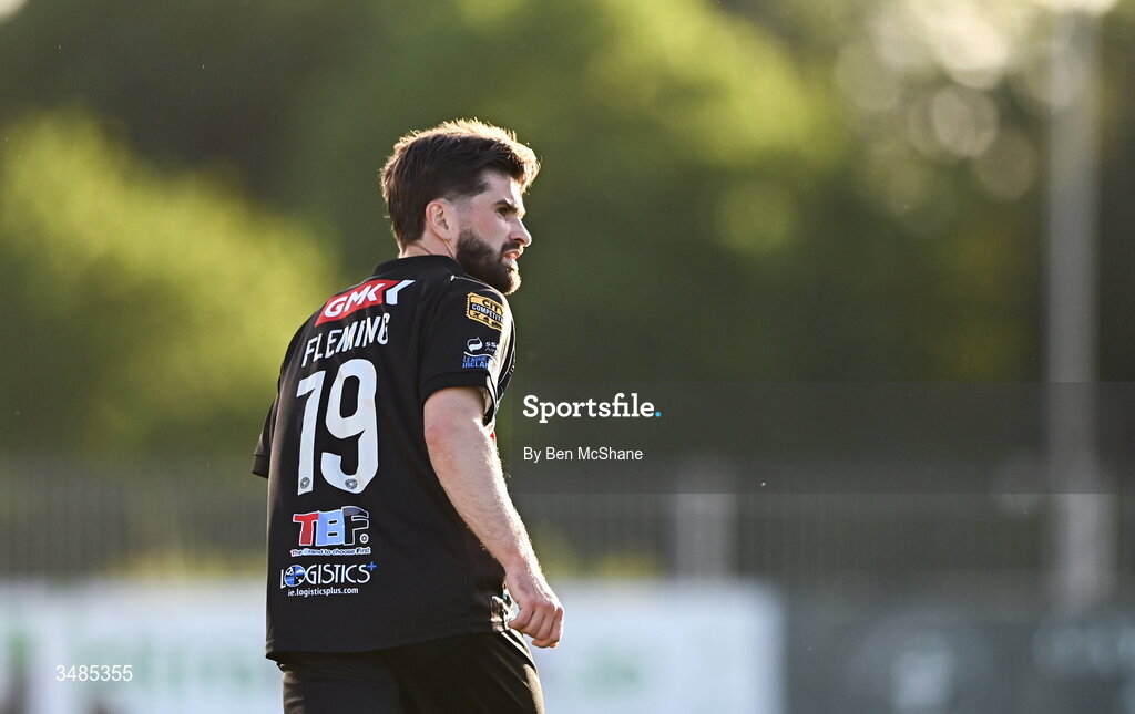29 May 2026; Brandon Fleming of Derry City during the SSE Airtricity Men’s Premier Division match between Dundalk and Derry City at Oriel Park in Dundalk, Louth. Photo by Ben McShane/Sportsfile