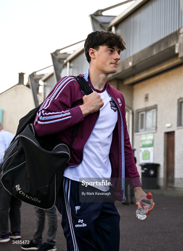 12 June 2026; Axel Piesold of Galway United arrives before the SSE Airtricity Men’s Premier Division match between Galway United and Dundalk at Turner's Cross Stadium in Cork. Photo by Mark Kavanagh/Sportsfile