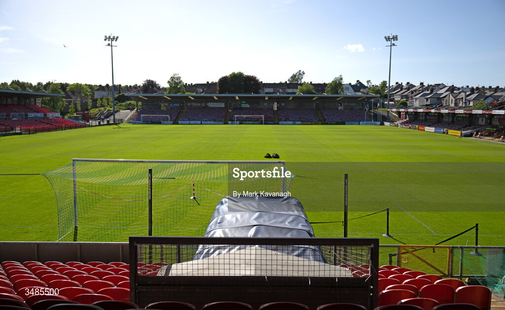 12 June 2026; A general view of Turner's Cross Stadium before the SSE Airtricity Men’s Premier Division match between Galway United and Dundalk at Turner's Cross Stadium in Cork. Photo by Mark Kavanagh/Sportsfile