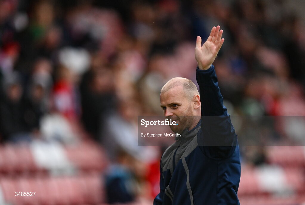12 June 2026; Newly appointed Derry City director of football Mark Connolly before the SSE Airtricity Men’s Premier Division match between Derry City and Bohemians at Find Insurance Celtic Park in Derry. Photo by Stephen McCarthy/Sportsfile