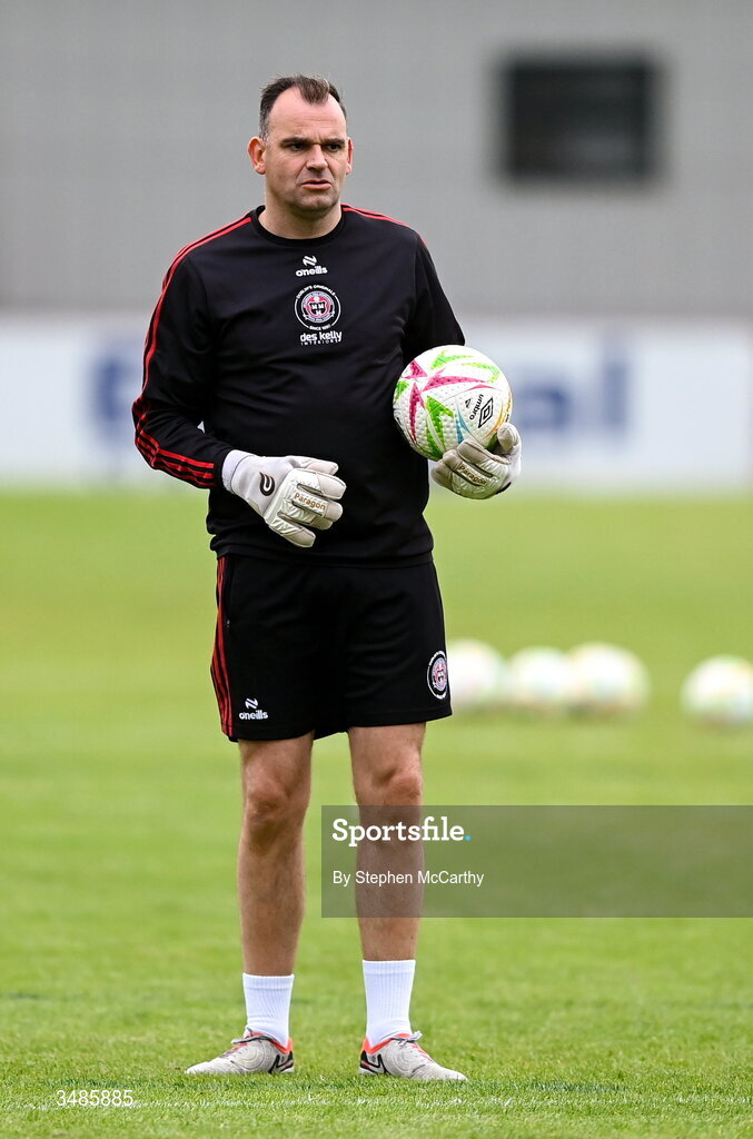 12 June 2026; Bohemians goalkeeping coach Chris Bennion during the SSE Airtricity Men’s Premier Division match between Derry City and Bohemians at Find Insurance Celtic Park in Derry. Photo by Stephen McCarthy/Sportsfile