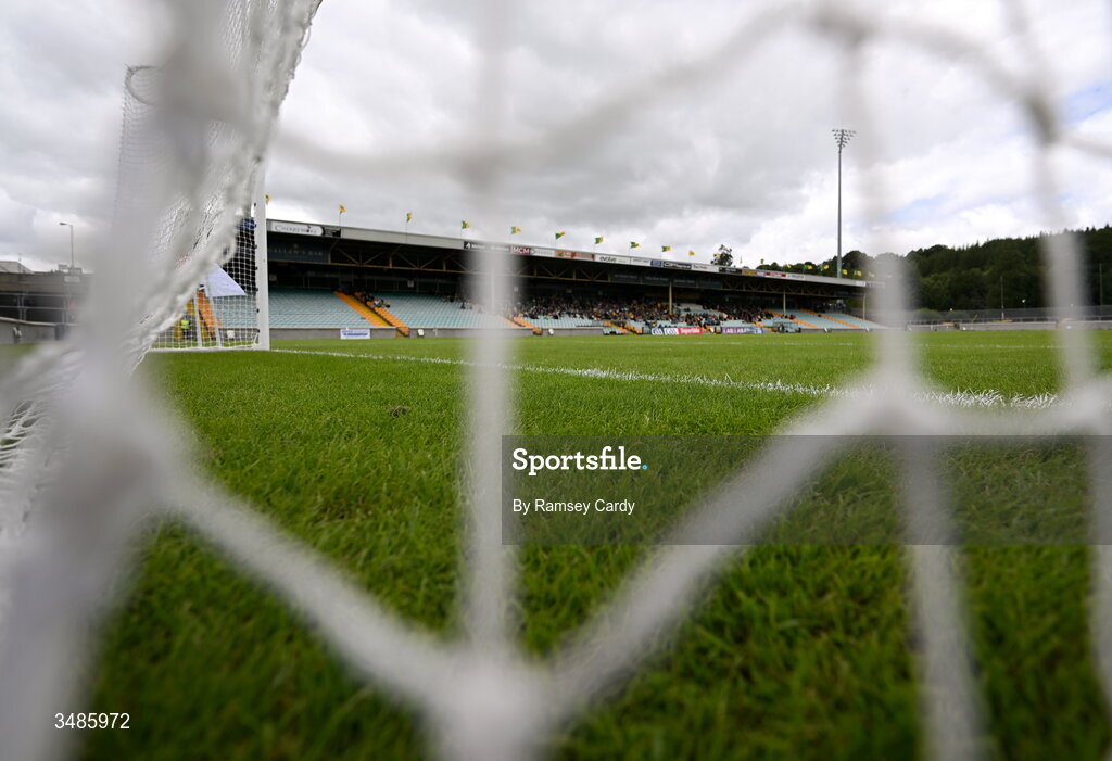 13 June 2026; A general view before the GAA Football All-Ireland Senior Championship Round 2A match between Donegal and Cork at MacCumhaill Park in Ballybofey, Donegal. Photo by Ramsey Cardy/Sportsfile