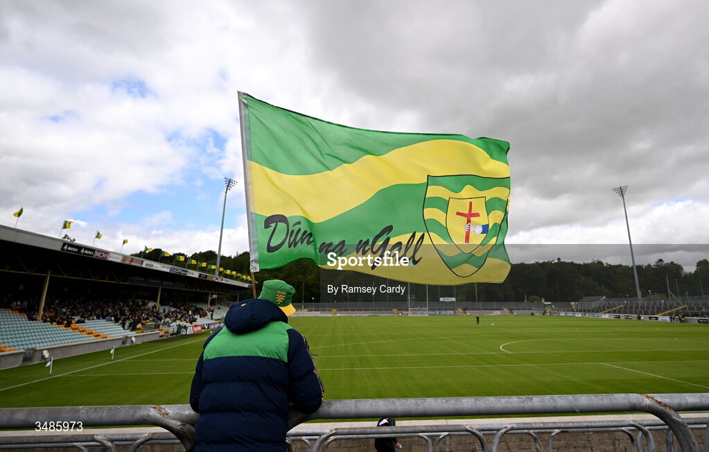 13 June 2026; A general view before the GAA Football All-Ireland Senior Championship Round 2A match between Donegal and Cork at MacCumhaill Park in Ballybofey, Donegal. Photo by Ramsey Cardy/Sportsfile