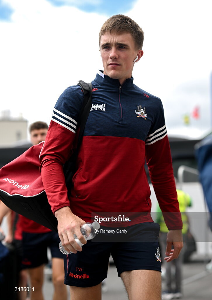 13 June 2026; Tommy Walsh of Cork arrives before the GAA Football All-Ireland Senior Championship Round 2A match between Donegal and Cork at MacCumhaill Park in Ballybofey, Donegal. Photo by Ramsey Cardy/Sportsfile