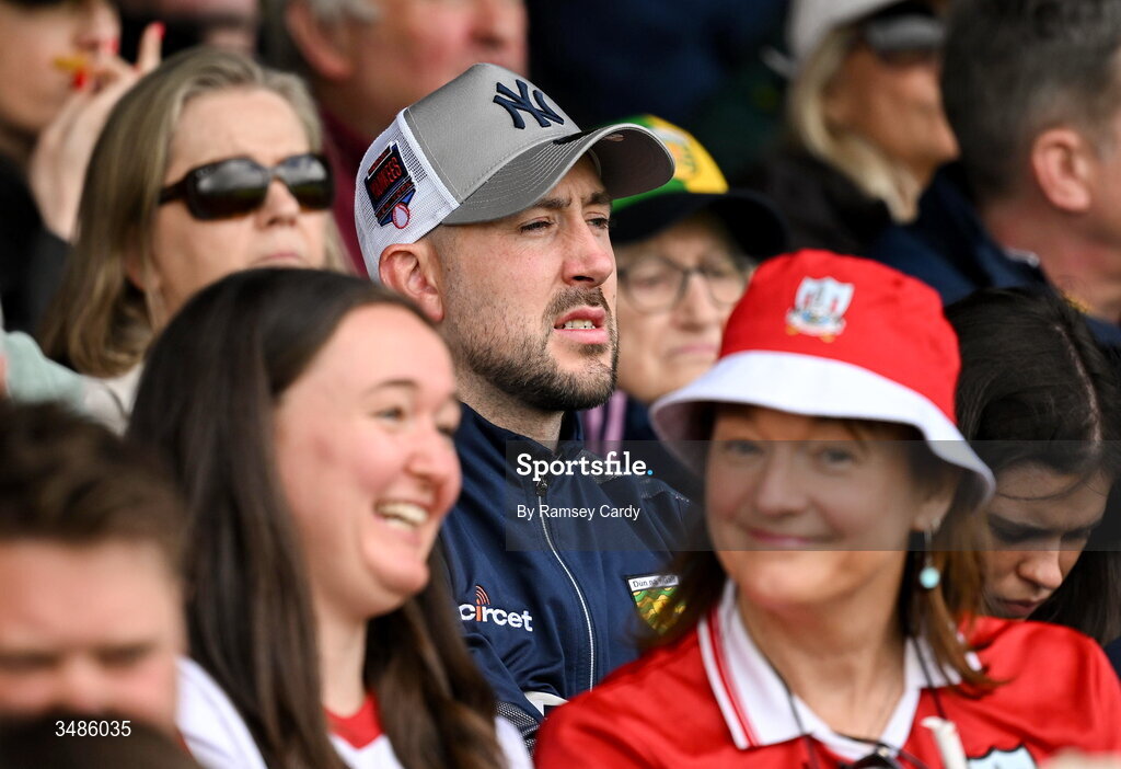 13 June 2026; Westmeath manager Mark McHugh during the GAA Football All-Ireland Senior Championship Round 2A match between Donegal and Cork at MacCumhaill Park in Ballybofey, Donegal. Photo by Ramsey Cardy/Sportsfile