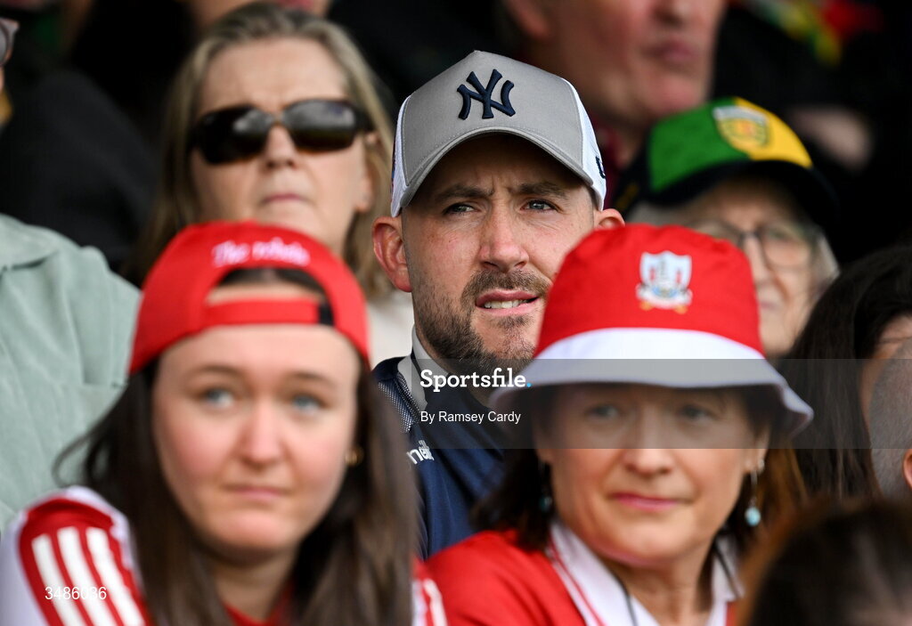 13 June 2026; Westmeath manager Mark McHugh during the GAA Football All-Ireland Senior Championship Round 2A match between Donegal and Cork at MacCumhaill Park in Ballybofey, Donegal. Photo by Ramsey Cardy/Sportsfile
