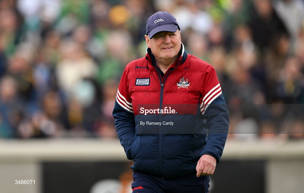 13 June 2026; Cork manager John Cleary before the GAA Football All-Ireland Senior Championship Round 2A match between Donegal and Cork at MacCumhaill Park in Ballybofey, Donegal. Photo by Ramsey Cardy/Sportsfile