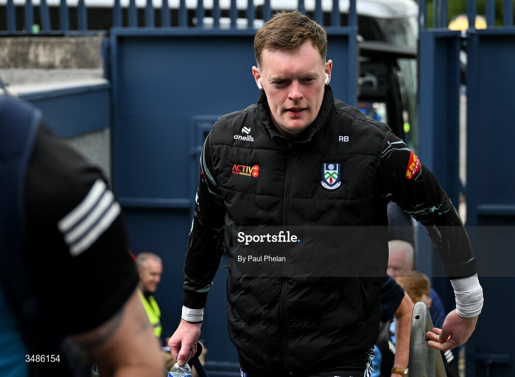 13 June 2026; Monaghan goalkeeper Rory Beggan arrives before the GAA Football All-Ireland Senior Championship Round 2B match between Monaghan and Roscommon at St. Tiernach's Park in Clones, Monaghan. Photo by Paul Phelan/Sportsfile