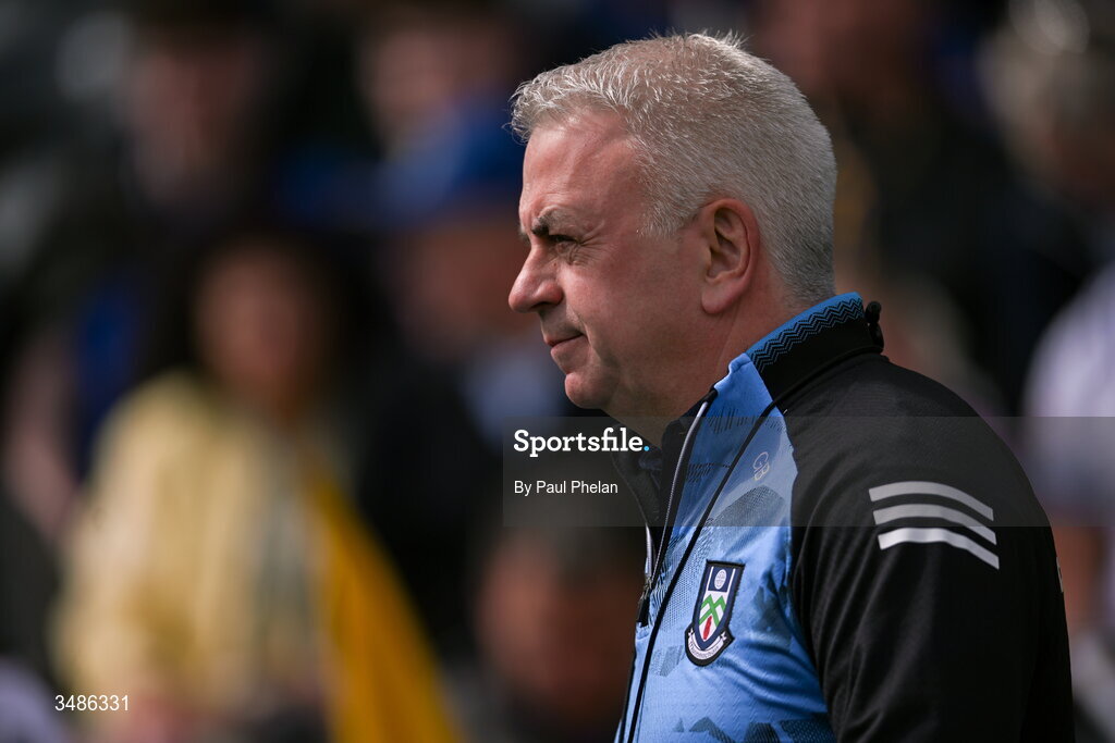 13 June 2026; Monaghan manager Gabriel Bannigan before the GAA Football All-Ireland Senior Championship Round 2B match between Monaghan and Roscommon at St. Tiernach's Park in Clones, Monaghan. Photo by Paul Phelan/Sportsfile