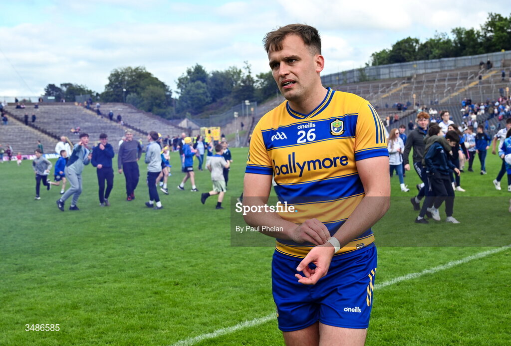 13 June 2026; Enda Smith of Roscommon reacts after the GAA Football All-Ireland Senior Championship Round 2B match between Monaghan and Roscommon at St. Tiernach's Park in Clones, Monaghan. Photo by Paul Phelan/Sportsfile