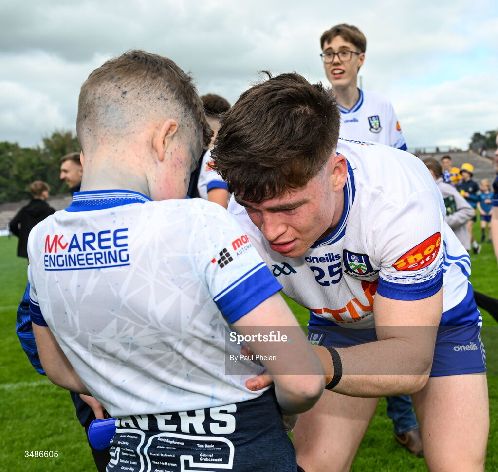 13 June 2026; Max Maguire of Monaghan signs a jersey after the GAA Football All-Ireland Senior Championship Round 2B match between Monaghan and Roscommon at St. Tiernach's Park in Clones, Monaghan. Photo by Paul Phelan/Sportsfile
