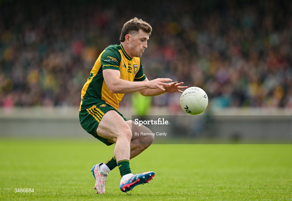 13 June 2026; Shane O'Donnell of Donegal during the GAA Football All-Ireland Senior Championship Round 2A match between Donegal and Cork at MacCumhaill Park in Ballybofey, Donegal. Photo by Ramsey Cardy/Sportsfile