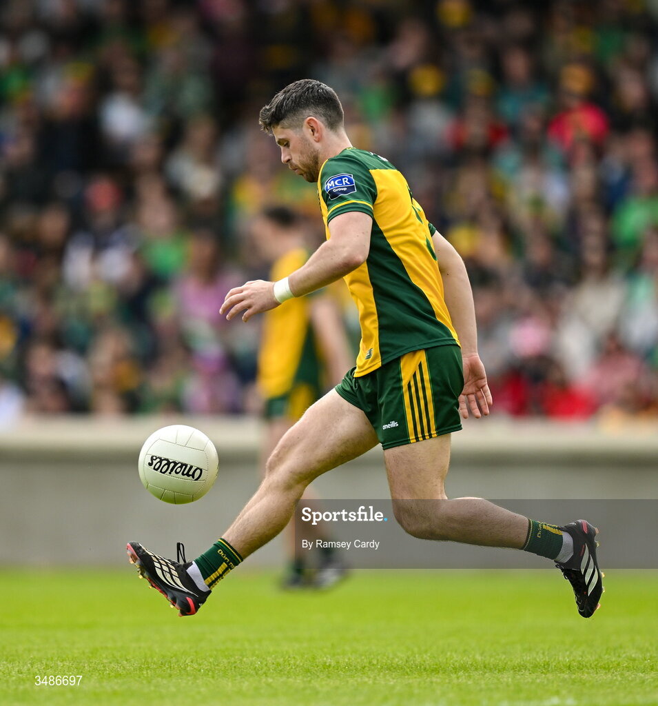 13 June 2026; Ryan McHugh of Donegal during the GAA Football All-Ireland Senior Championship Round 2A match between Donegal and Cork at MacCumhaill Park in Ballybofey, Donegal. Photo by Ramsey Cardy/Sportsfile