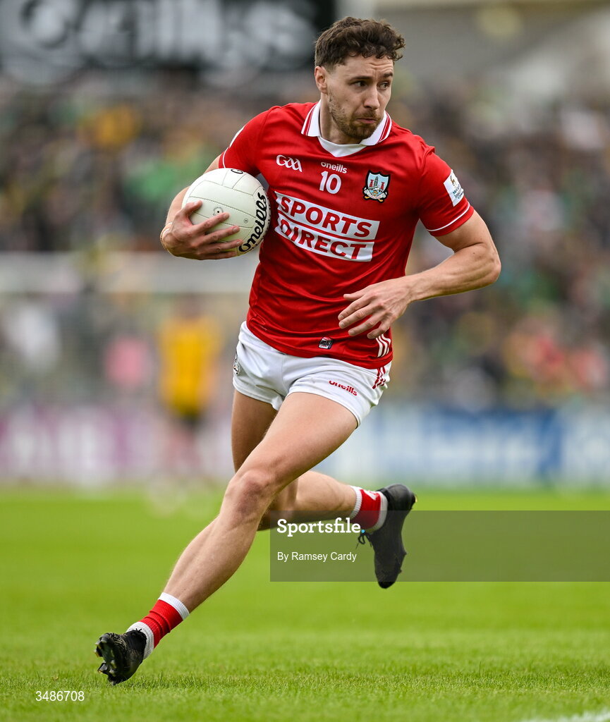 13 June 2026; Paul Walsh of Cork during the GAA Football All-Ireland Senior Championship Round 2A match between Donegal and Cork at MacCumhaill Park in Ballybofey, Donegal. Photo by Ramsey Cardy/Sportsfile