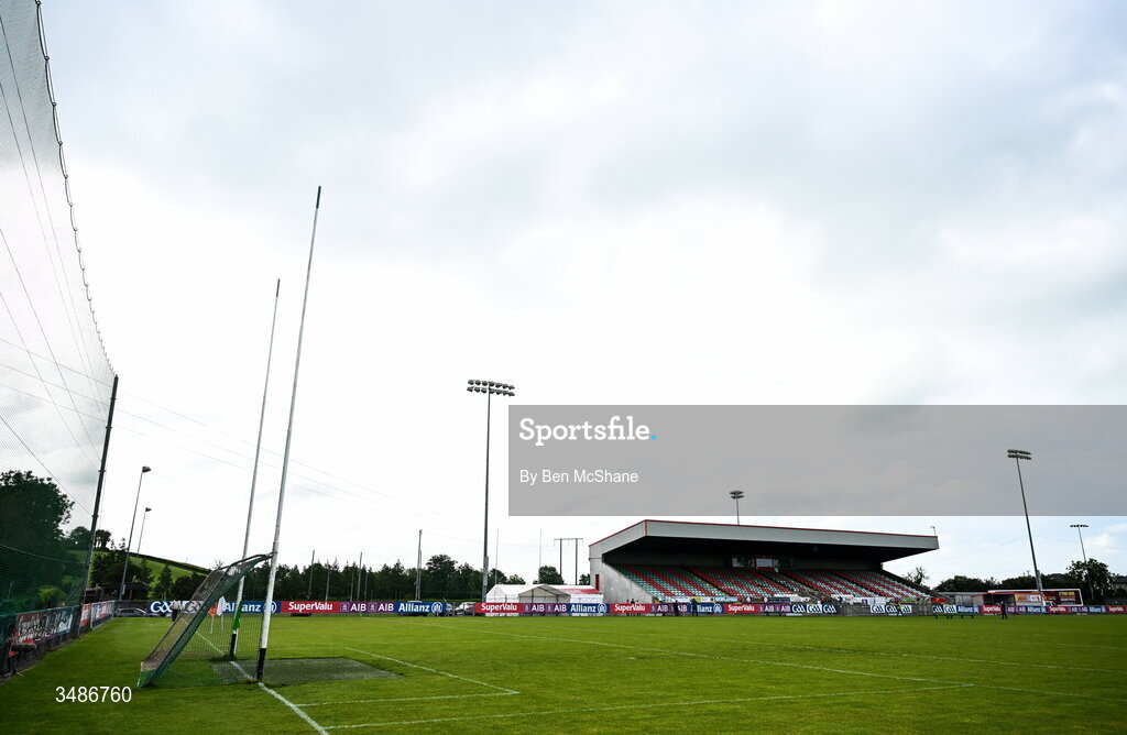 14 June 2026; A general view of Grattan Park before the GAA Football All-Ireland Senior Championship Round 2A match between Louth and Armagh at Páirc Grattan in Inniskeen, Monaghan. Photo by Ben McShane/Sportsfile