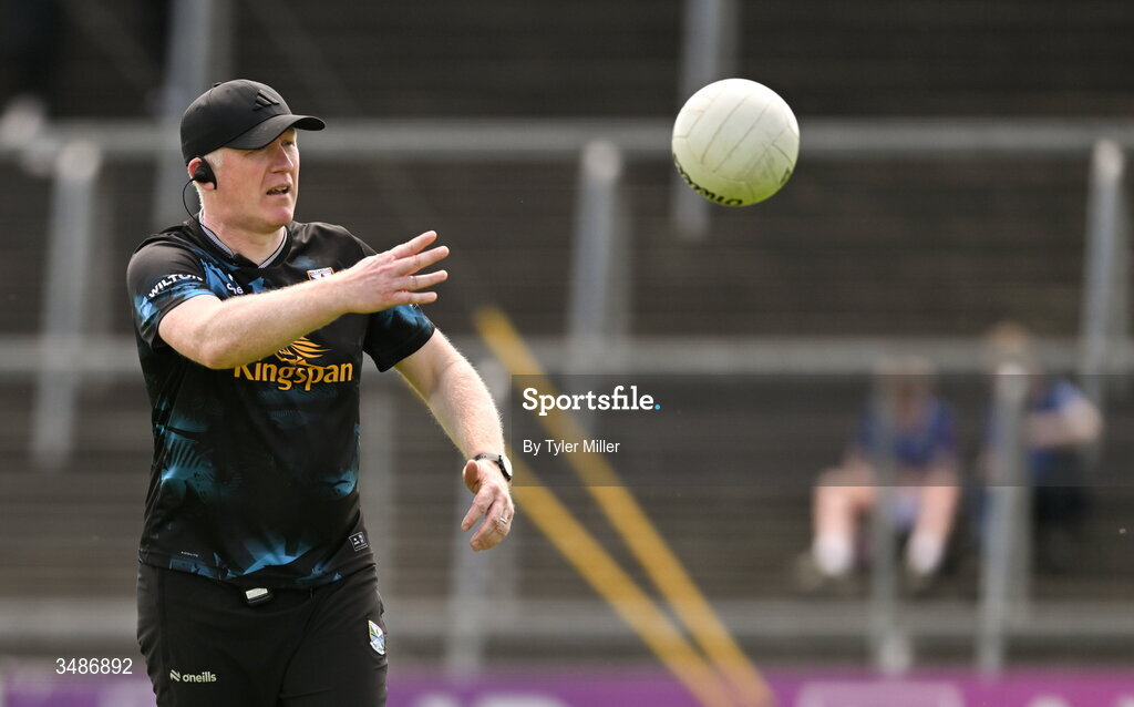 14 June 2026; Cavan manager Dermot McCabe before the GAA Football All-Ireland Senior Championship Round 2B match between Cavan and Dublin at Kingspan Breffni in Cavan. Photo by Tyler Miller/Sportsfile